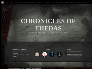 Screenshot of https://dragonageroleplay.jcink.net