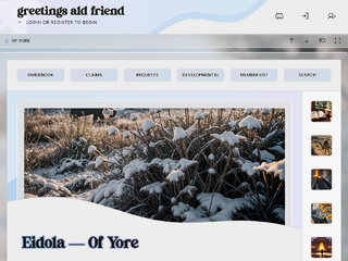 Screenshot of https://eidolaofyore.jcink.net