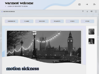 Screenshot of https://emotionsickness.jcink.net