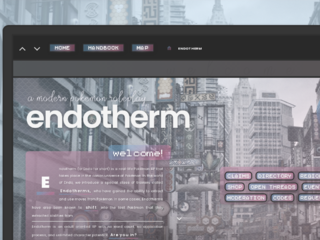 Screenshot of https://endotherm.jcink.net