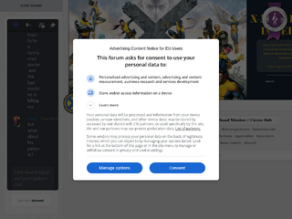 Screenshot of https://futureimperfectrpg.jcink.net