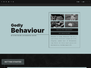 Screenshot of https://godlybehaviour.jcink.net