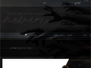 Screenshot of https://neverbloom.jcink.net