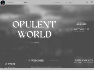 Screenshot of https://opulentworld.jcink.net