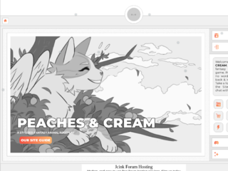 Screenshot of https://peachesncreamrp.jcink.net