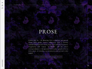 Prose: A Period Drama RPG