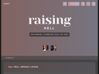Screenshot of https://raise.jcink.net