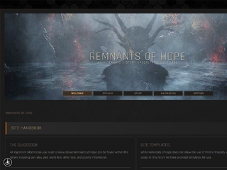 Screenshot of https://remnantsofhope.jcink.net