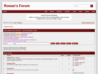 Rowan's Forum