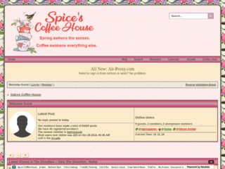Screenshot of http://spicescoffeehouse.com